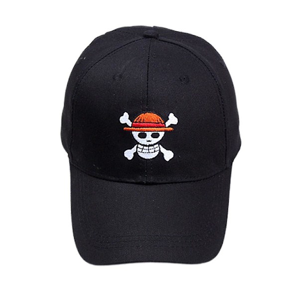 ONE PIECE-inspirert baseballcaps for menn og kvinner, anime-brodert, justerbar snapback solhatt, sports hiphop