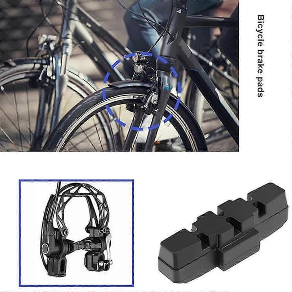 50mm V-Bromsbelägg för HS11/HS22/HS24/HS33/HS66 Cykelbromsar - 8-pack