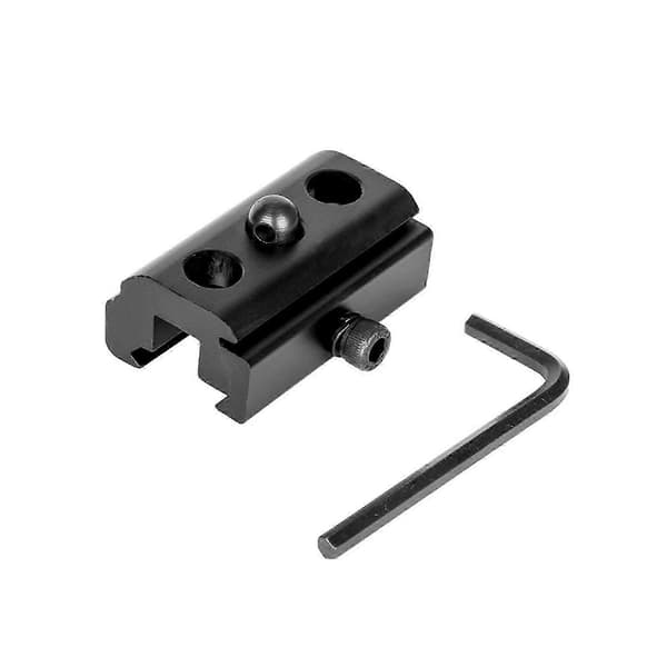 20 mm snabbkoppling Bipod Slings Adapter Rail Mount Base Dovetail Montering Jaktstativ Enkel installationstillbehör Multicolor