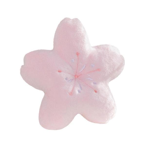 Søt blomsterformet pyntepute plysjpute til seng, sofa og barnerom, tilbehør til hjemmeinnredning Multicolor