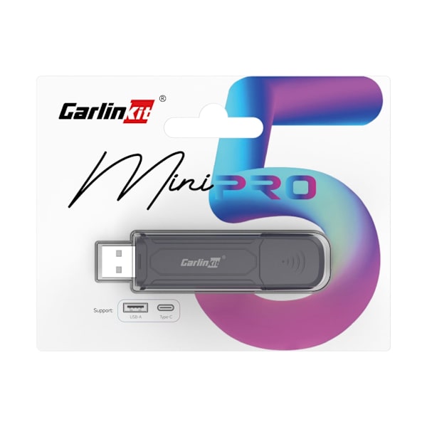 CarlinKit Mini SE Pro – 2-in-1 langaton Apple CarPlay & Android Auto -sovitin