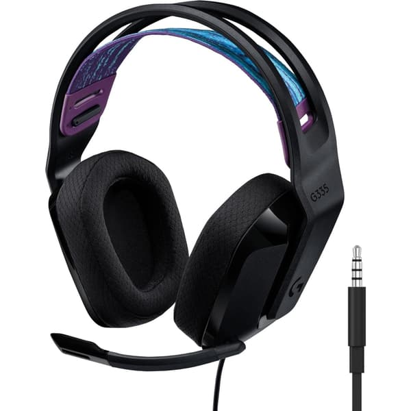 Logitech G335 Gaming Headset – Stereo, 3,5 mm, Mikrofoni, PC/PS/Xbox