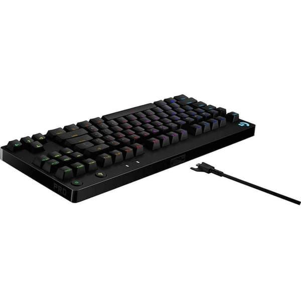 Logitech G PRO X TKL Gamingtangentbord 920-009395 – GX Red Linear, LIGHTSYNC RGB