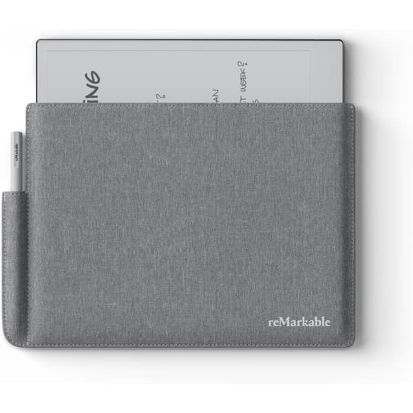 reMarkable 2 RM110 – Digital notesbog / E-bogslæser med RM310 Grey cover og Marker Plus RM212