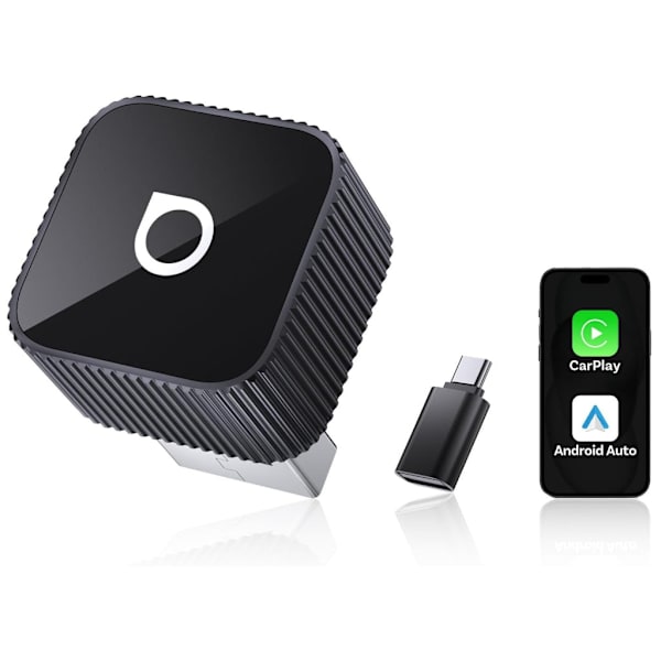 Ottocast Mini Slim – Langaton CarPlay & Android Auto -adapteri