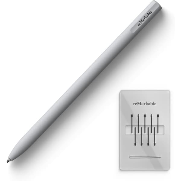 reMarkable 2 RM110 – Digital notesbog / E-bogslæser (renoveret) med RM210 tusch og RM310 folio-etui, grå