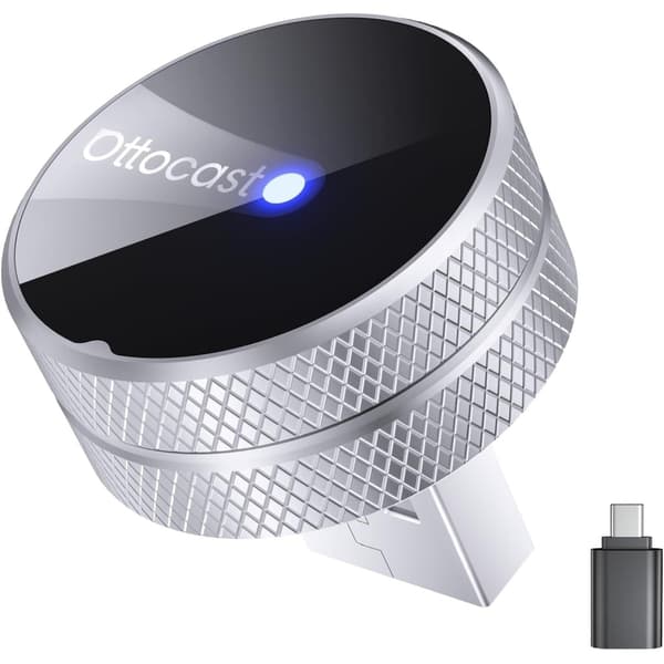 Ottocast Mini Slim Tube CP88-T4 – Trådlös CarPlay & Android Auto Adapter
