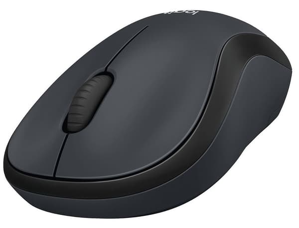 Logitech M220 Silent – Trådløs, støjsvag mus, sort