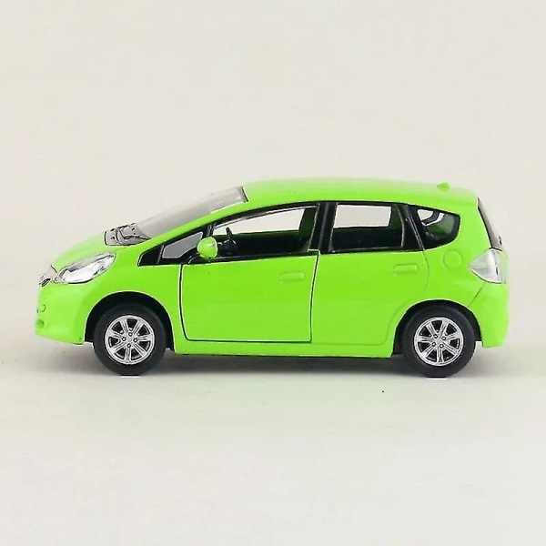 RMZ City Toy Diecast Model 1:36 Skala Honda Jazz SUV Sport Træk Tilbage Døre Kan Åbnes Bil Uddannelsesmæssig Samling Gave til Barn  [DmS] green