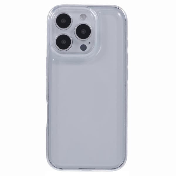 For iPhone 16 Pro Deksel Forsterkede Hjørner TPU Klar Telefon Deksel [DB]