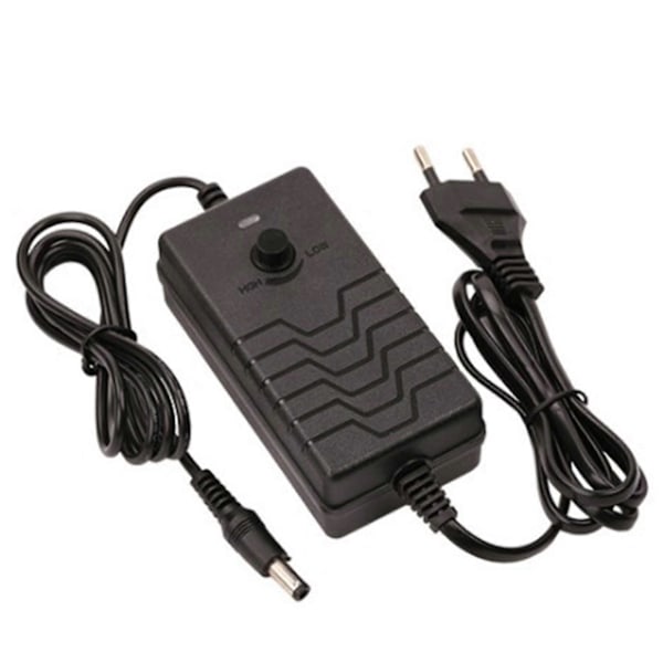 24-36V med 8 Adaptrar 72W Justerbar Hastighet Switchande Strömförsörjning Justerbar Universell AC DC Ström Black