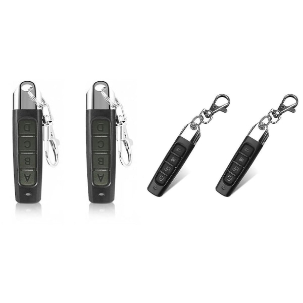 Fjärrkontroll-duplicerare 2 st 4-i-1 Fjärrkontroll-duplicerare - svart B