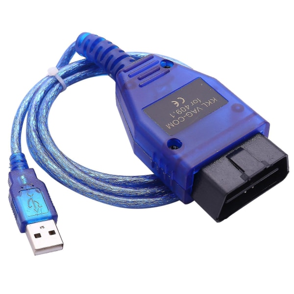 USB KKL 409.1 Diagnose Kabel - OBD2 Verktøy for Alle Biler med 409.1 Grensesnitt [DM]