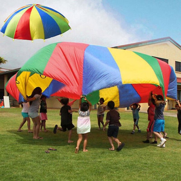 2/3/3,6m Børneleg Parachute Regnbue Familiespil Træning Sport Gruppe [DmS] 2M