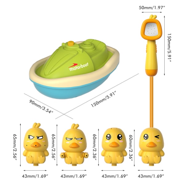 Baby Bath Toys Bathtub Toys Electric Duck Water Toys Spraying Duck Toys for Kids Boys Girls