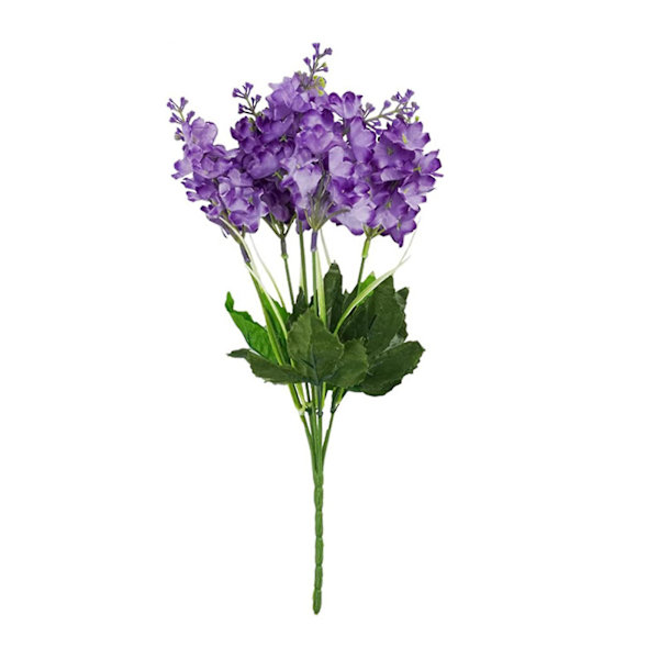 Kunstige Blomsterbuketter Wisteria Hyacinth Falske Engros Til Vase Hjemmedekoration Indendørs Udendørs Have Hotel Fest Bryllup MockBY Purple