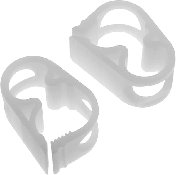 4 stk. Slangeklemme for strømningskontroll 1/4\" - 1/2\" Plastslangeklemmer Justerbart rør