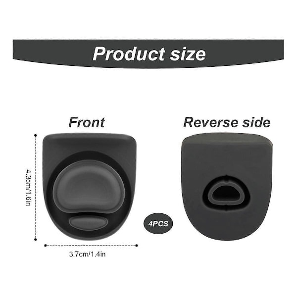 4 stk. Erstatningsstopper for Owala FreeSip 24 oz 32 oz, Vannflaske Topplokk Erstatningsdeler