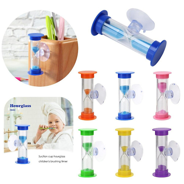 2-minutters fargerikt timeglass sandklokke timere sandklokke tannpussing barn hjem dekor Green 2 Minutes