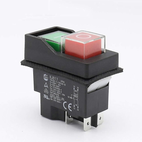 Electromagnetic Switches Pushbutton Switches For Garden Tools Kjd17 220v 5 Pin -terminals  (FMY)