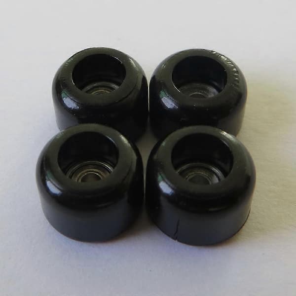 4 st/set Professionella Urethan CNC-lagerhjul för träfingerbräda Black