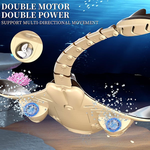 Manta Ray Pool Leksak Fjärrstyrd Hajbåt  [DmS]