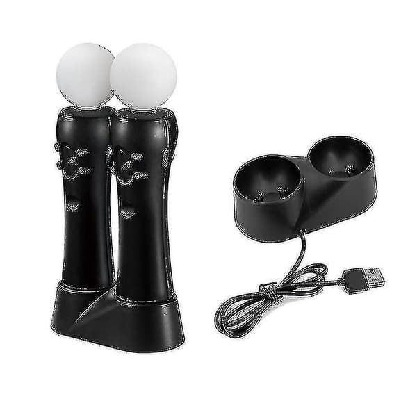 Lader for spillkontrollere til Sony PS4 VR Move Motion Controller Playstation Play Station PS 4
