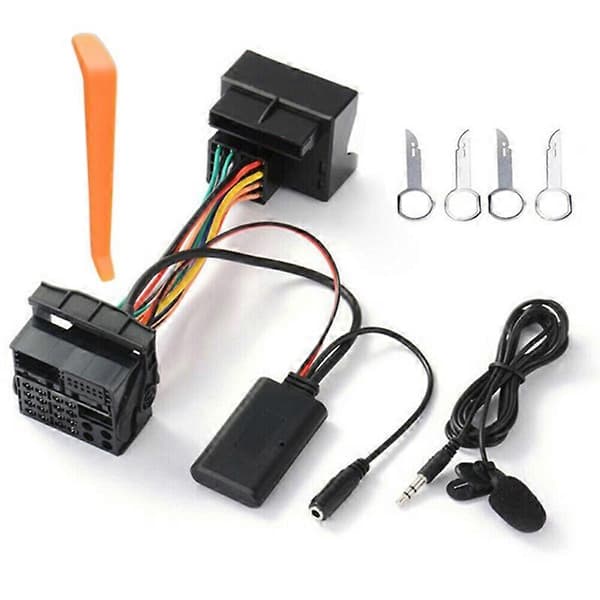 Bluetooth Aux-in Audio Kabel Sele Adapter Holdbar til Mondeo Focus med Mikrofon Tilbehør [DB]