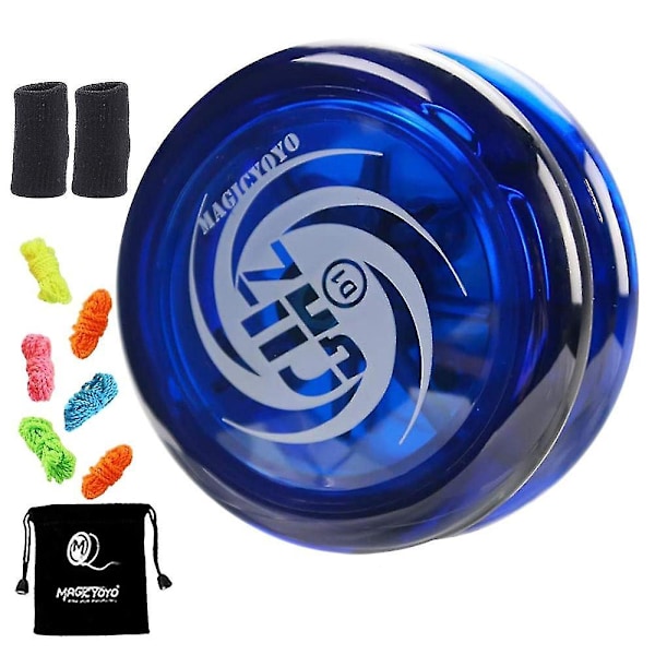 Respons Yoyo D1 Ghz, profesjonell Looping Yoyos for nybegynnere med Yoyo-strenger + finger + yoyo-pose, blå [GL]