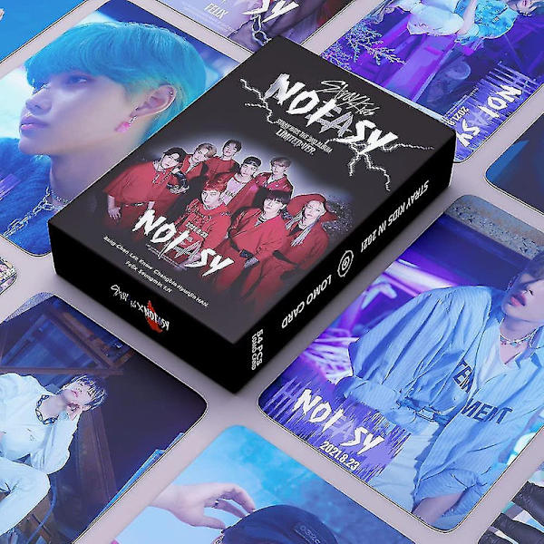 Straykids Lomo-kort 55 st Straykids Noeasy Albumkort Minikort För Fans Straykids Merchandise Posterkort (svart)  [DmS]