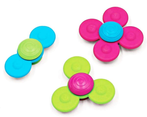 Fidget Spinners Sugerør whirly Håndspinner fingertupp Multifarget Barn Leke, Spinning top