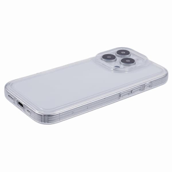 For iPhone 16 Pro Deksel Forsterkede Hjørner TPU Klar Telefon Deksel [DB]