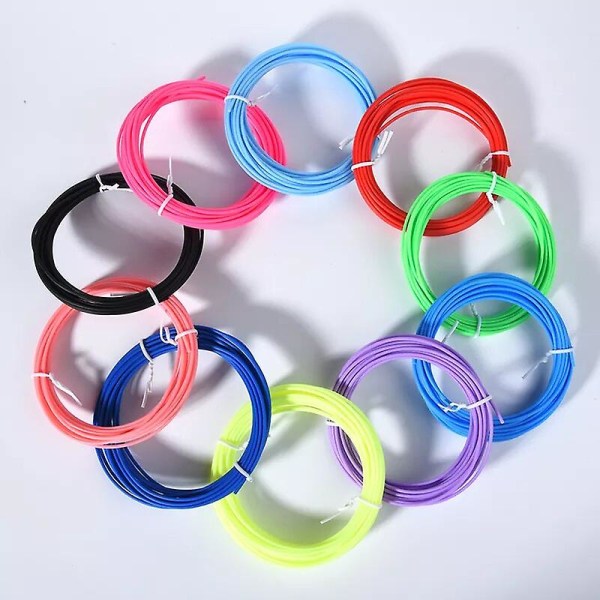 PCL-filament för 3D-penna, filamentdiameter 1,75 mm, 100 m, plastfilament för 3D-skrivarpenna, barnsäker påfyllning Pcl 15m 3
