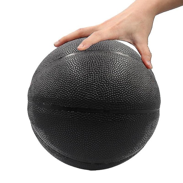 Basketball - Størrelse 7 Ting Basketball Udendørs Spil Praksis Sportsbold  [DmS] black