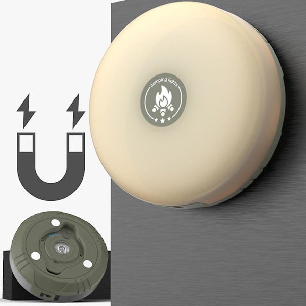 Camping String Lights Uppladdningsbar Utomhustält Regnbåge Atmosfär String Lykta Vattentät Ficklampa Med Magnetkrok Lampa 2314 warm light 8m