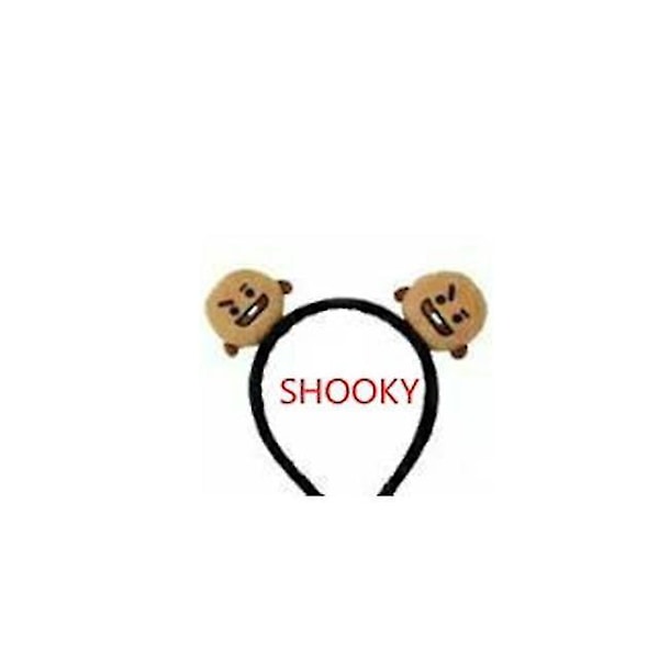 Tegneserie Hårbånd Sød 3d Bts Plys Hårbånd Hårtilbehør Gave Til Børn SHOOKY