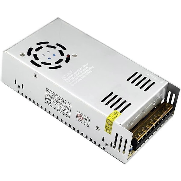 12V 30A DC Universal Reguleret Switching Strømforsyning 360W Velegnet til Forskellige Projekter