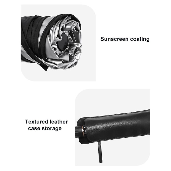 Bil Vindruta Solskydd Paraply Värmeisolering Sol Parasoll Paraply Open end small