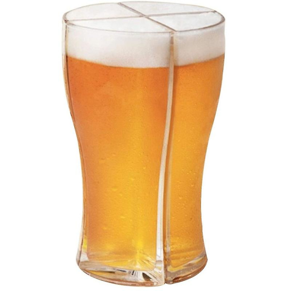 4-i-1 Öl Glas Mugg Set Super Schooner Kopp Separerbar 4 Delar Ölkopp Stein Partymugg