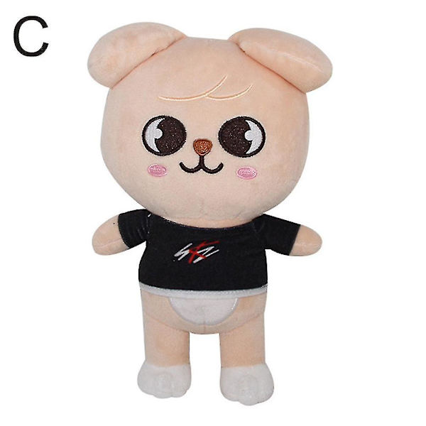 Skzoo - Stray Kids 20cm nukke, pehmolelu, Chan Leebit Dwaekki Jiniret Han Quokka, faneille, söpö lahja  (FMY) C