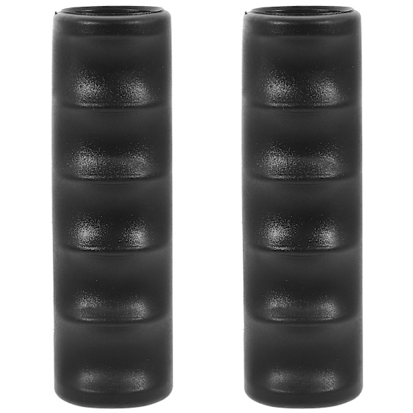 2 stk. Trolley Håndtagsgreb Vognhåndtagsomslag Indkøbsvogn Rørgreb Rollestol Håndtagsgreb Black 11.50X4.00X3.50CM