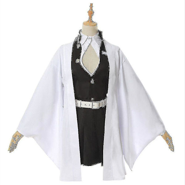 Aikuisten ja lasten Demon Slayer Kimetsu No Yaiba Anime Kimono Kanroji Mitsuri Cosplay-asu - Paras lahja A1 Only Coat 130