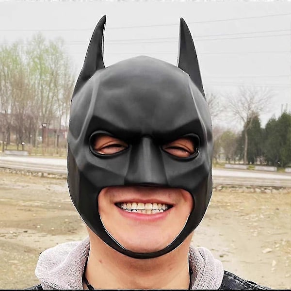 Batman Cosplay-maske, Cosplay-kostymetilbehør, Herrehodeplagg, Halloween-karnevalfestrekvisitter