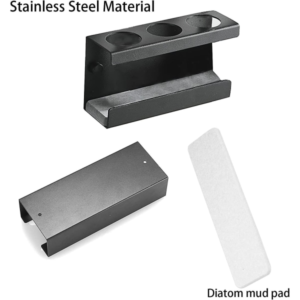 Tandbørsteholder, Elektrisk Tandbørsteholder, Aluminium Legering, Tandbørsteholder, Ingen Boring Nødvendig, Til Elektriske Tandbørster 2 Hole