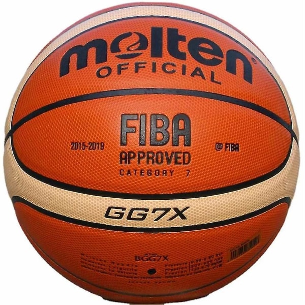 Basketboll Officiell Storlek 7 PU-Läder Utomhus Inomhus Match Träning [DmS]