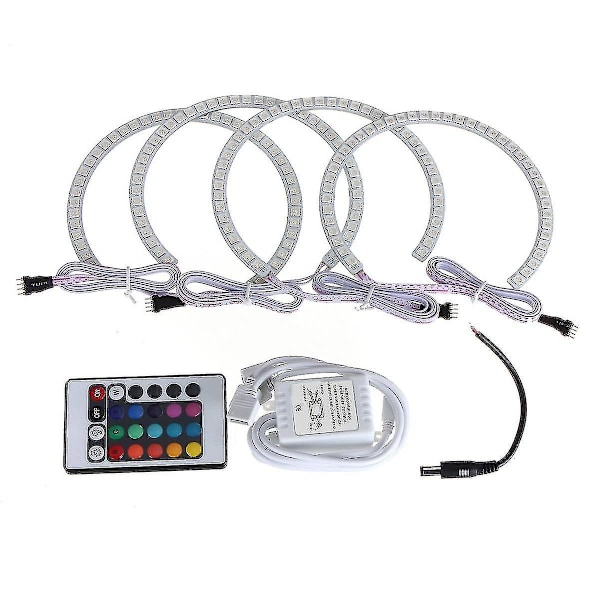 Angel Eyes Sæt Xenon Forlygter Rgb Standlys Ringe Halo Ring Til E36 E38 E39 E46 3 5 7 Serie