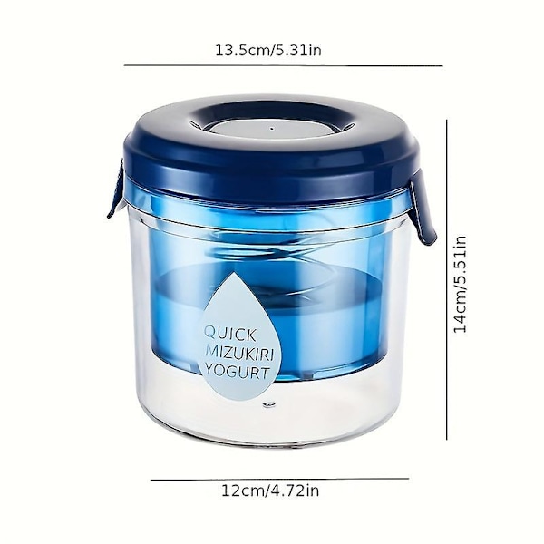 Ultrafin nät yoghurt sil Plus - Återanvändbar grekisk yoghurtmaskin, Multifunktionell ost- och juicefilter, Perfekt för nötter, sojamjölk, juicer, te, Co Yogurt Strainer