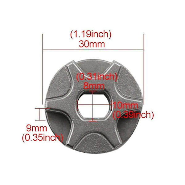 Ketjusahaketin ketjun hammaspyörä vaihteisto vaihtohammaspyörä sähkötyökalu 3 tooth sprocket 810