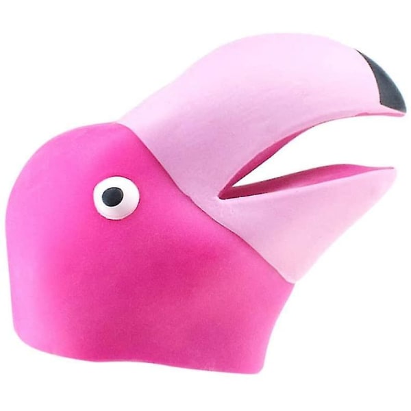 Eläinten käsiukkeli Kuvitteluleikki Käsiukkeli Eläinten Opetus Hansikkaat Nukke Lapsille (flamingo)  [DmS]