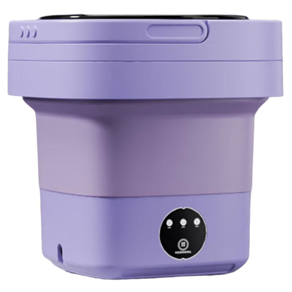 6,5l Mini Vaskemaskin Stor Kapasitet Bærbar Vaskemaskin For Undertøy Sokker Vask Purple